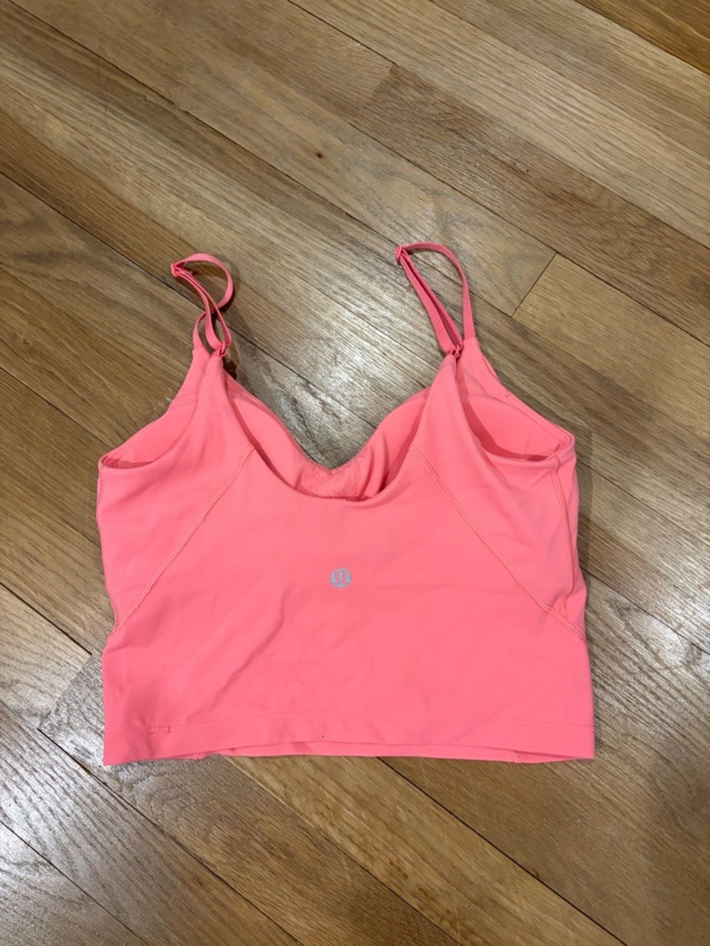 lululemon athletica Coral Pink Strappy Tank Top - Picture 2 of 2